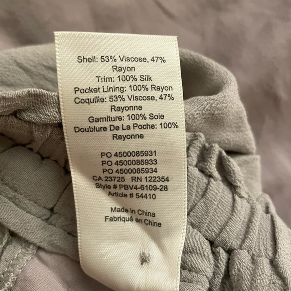 BNWT Wilfred Marais Pants in Ashen Size Small - Picture 4 of 5